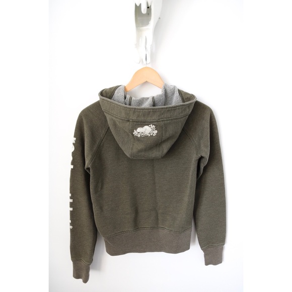 Roots Athletics Green Full Zip Hoodie - Picture 6 of 6